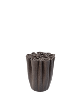 Ferm Living Dedali Vase – Dunkelbraun, Ø 15 cm
