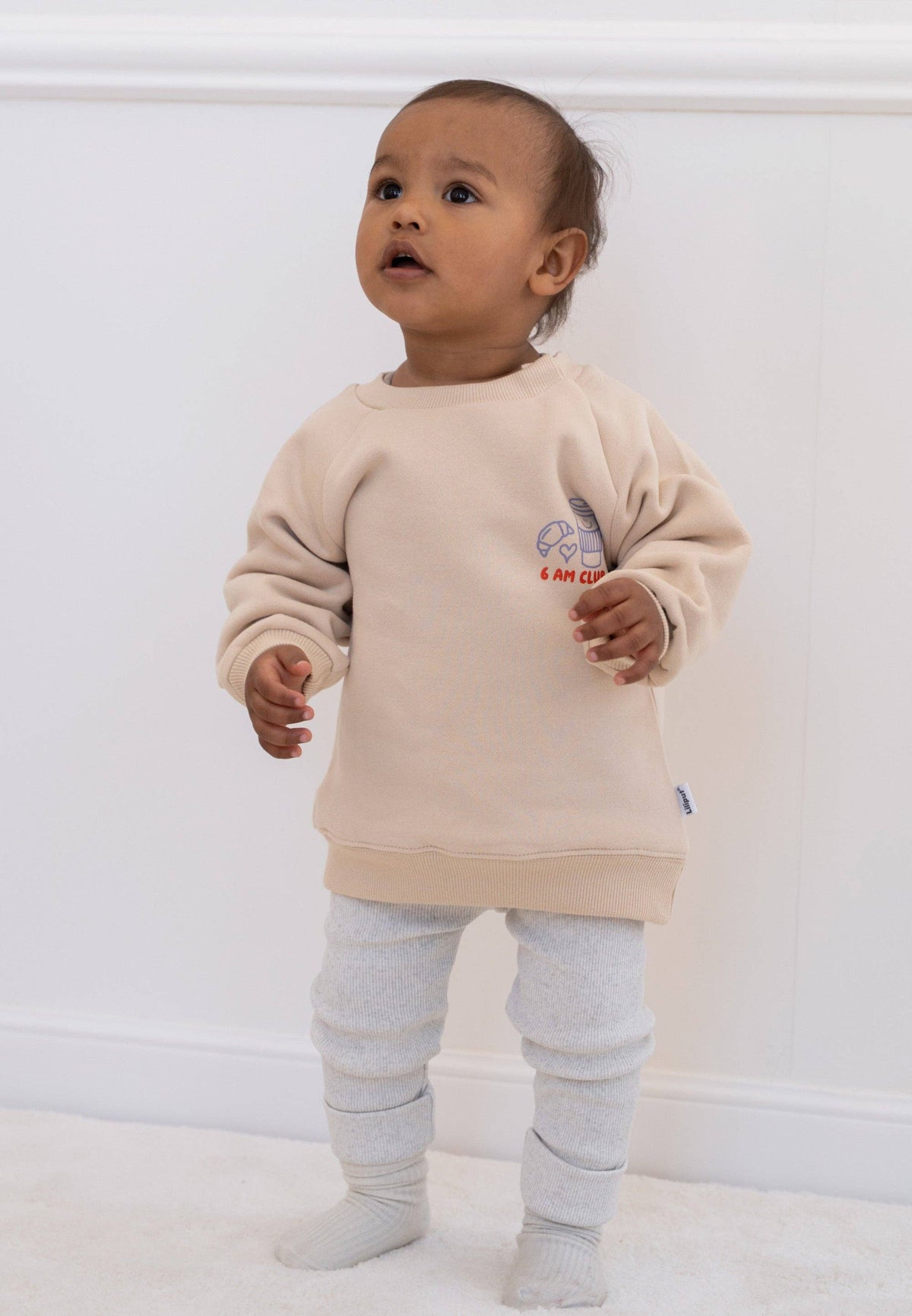 Liliput Cacao before Chaos Sweatshirt beige Mini and Me Edition