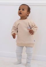 Liliput Cacao before Chaos Sweatshirt beige Mini and Me Edition