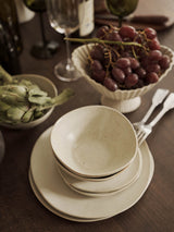Ferm Living - Flow Bowl Medium - Off-White Speckle