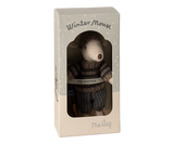 Maileg - Wintermaus mit Skiset, Großer Bruder - Grau