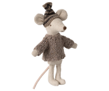 Maileg - Strickpullover und Mütze, Großer Bruder Maus
