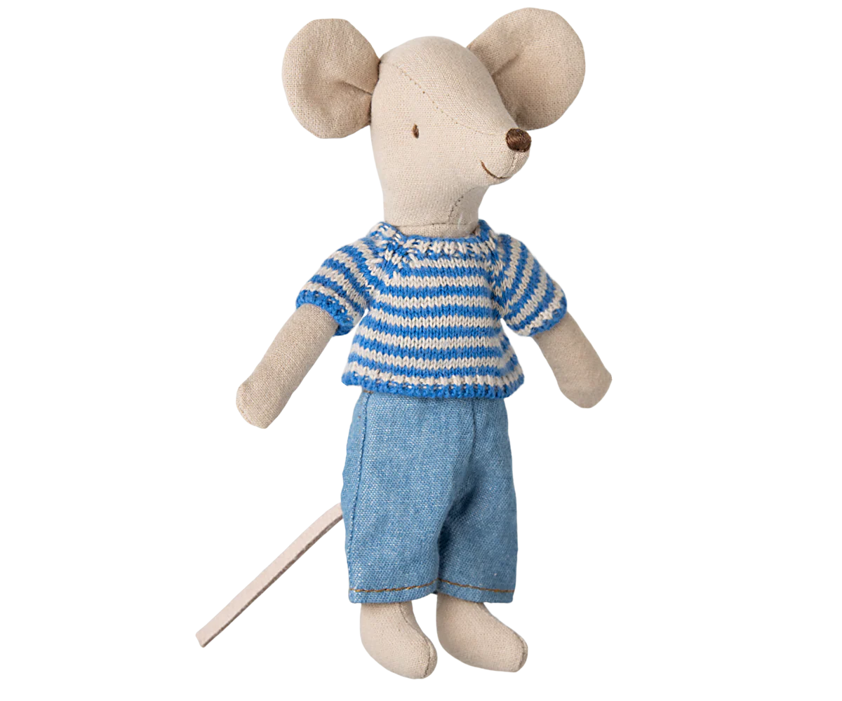 Maileg - Strickpullover und Hose, Großer Bruder Maus