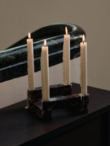 Fermliving - Newel Modular Candle Holder - Set of 4 - Rosso