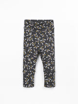 Play Up Leggings mit Blätter-Print – Grey