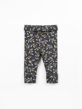 Play Up Leggings mit Blätter-Print – Grey