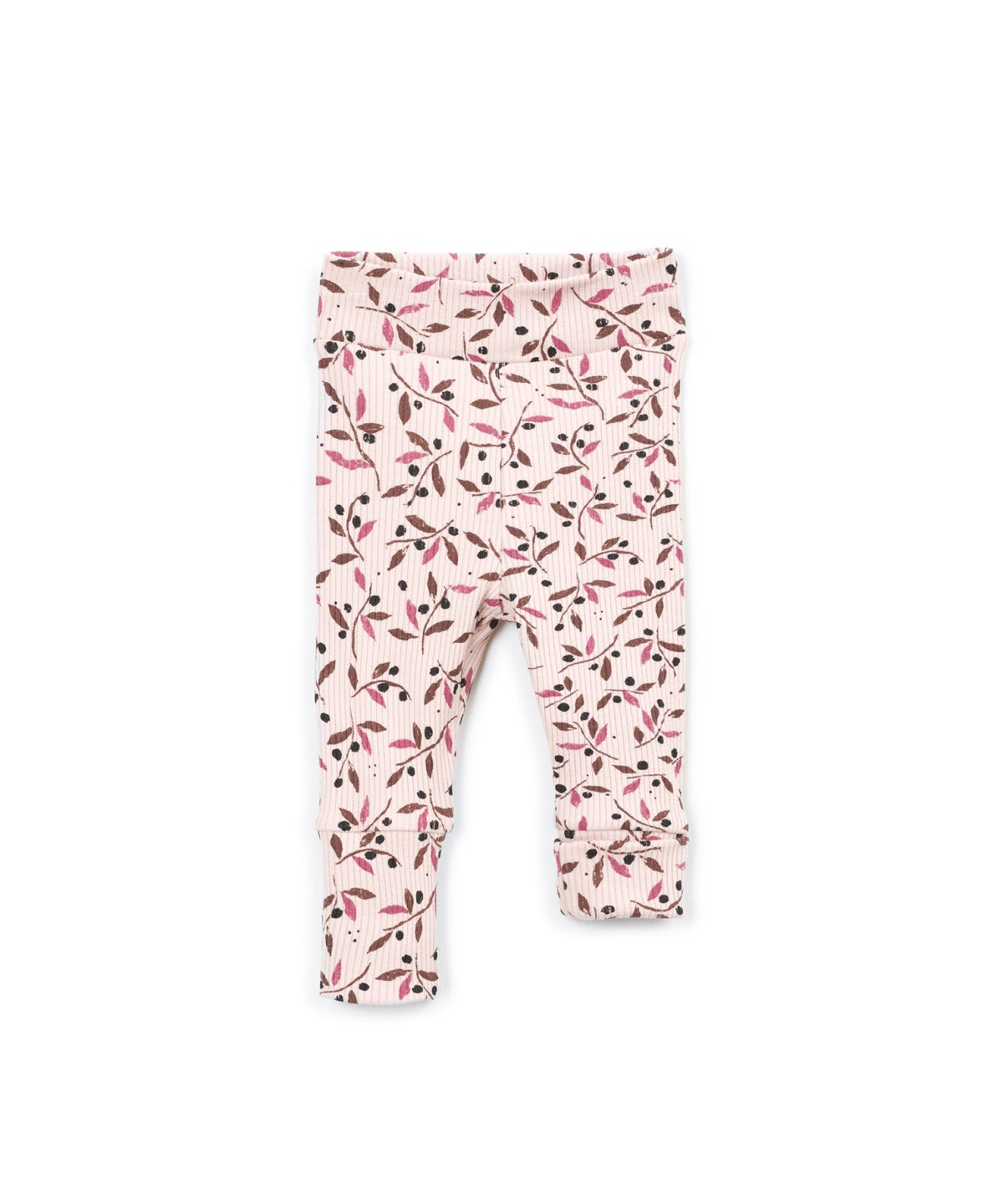 Play Up Leggings mit Blätter-Print – Rosa