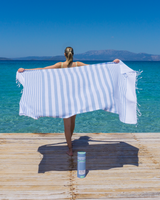 Open Air Strand-Hammamtuch mit recycelter Geschenkbox