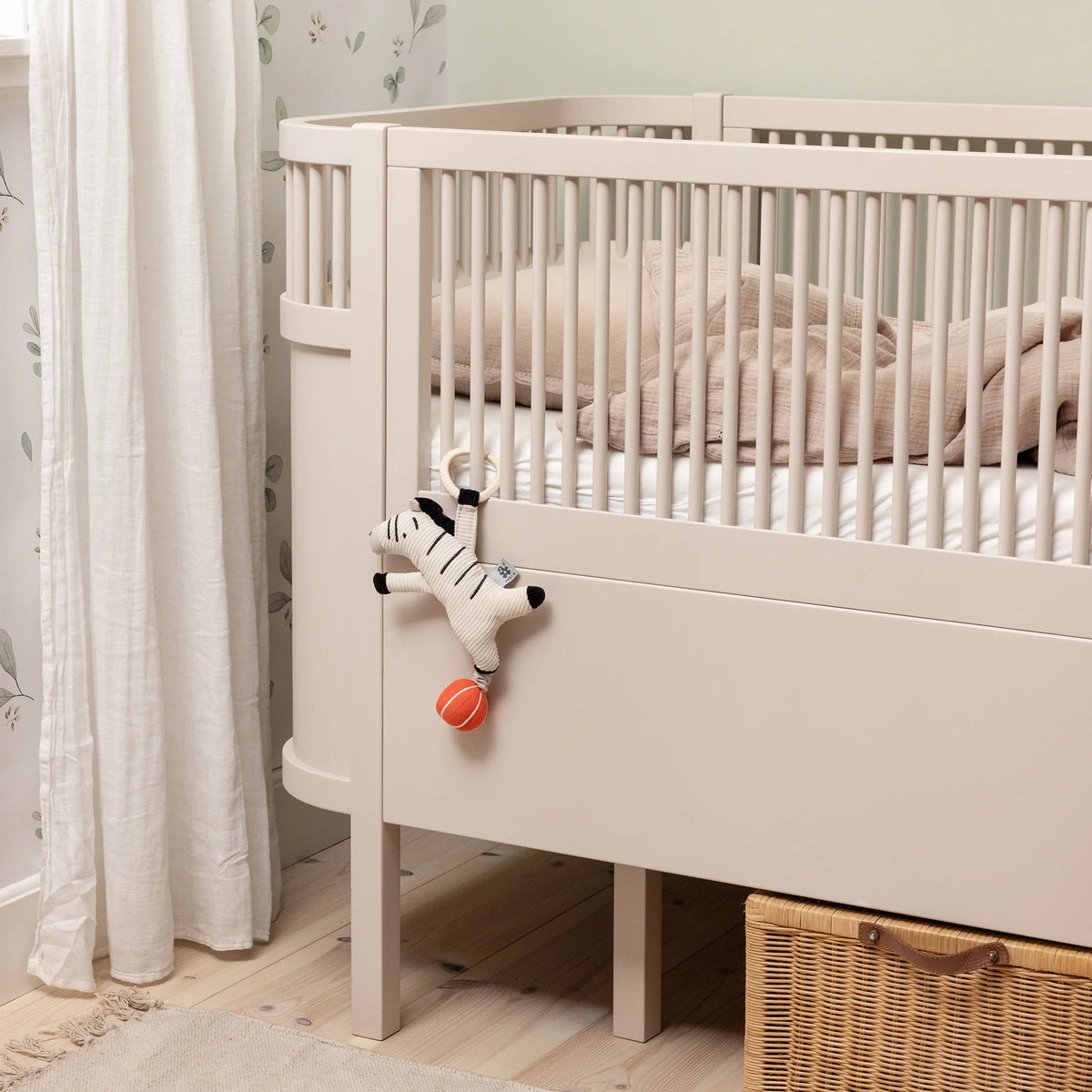Sebra Bett - Baby- & Junior, Birchbark Rose