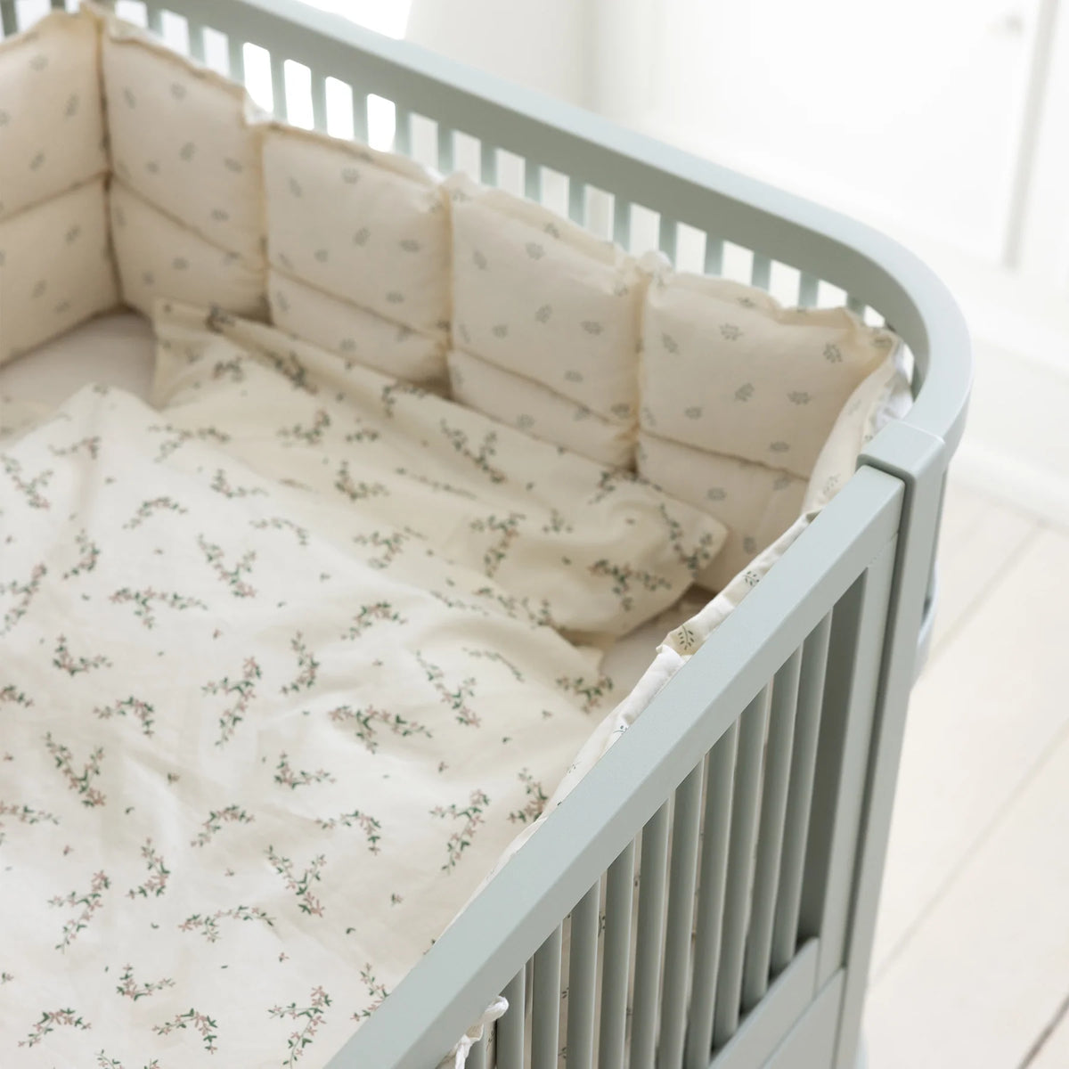 Sebra Bett - Baby- & Junior, Mist Green