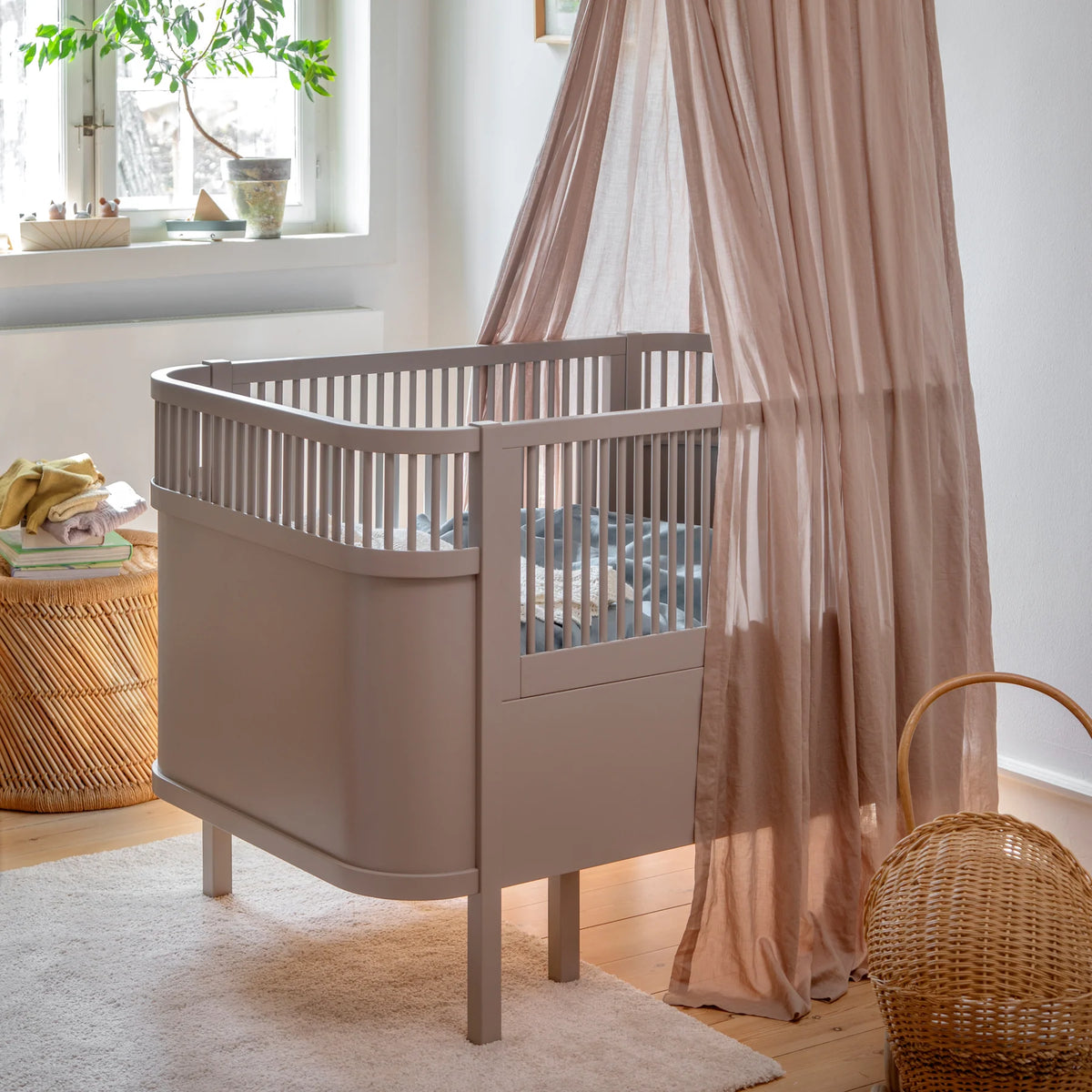 Sebra Bett - Baby- & Junior, Jetty Beige