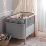 Sebra Bett - Baby- & Junior, Stone Grey