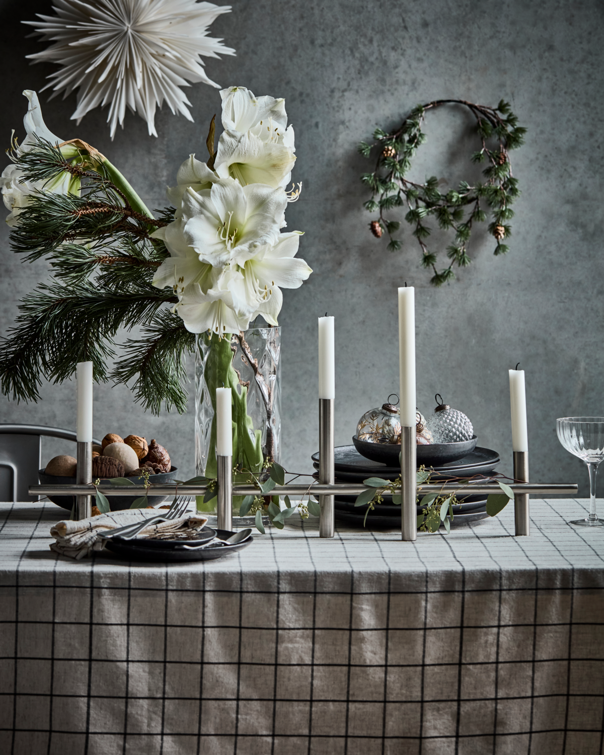 House Doctor - Kerzenständer, HDMaxi80, Antik-Silber