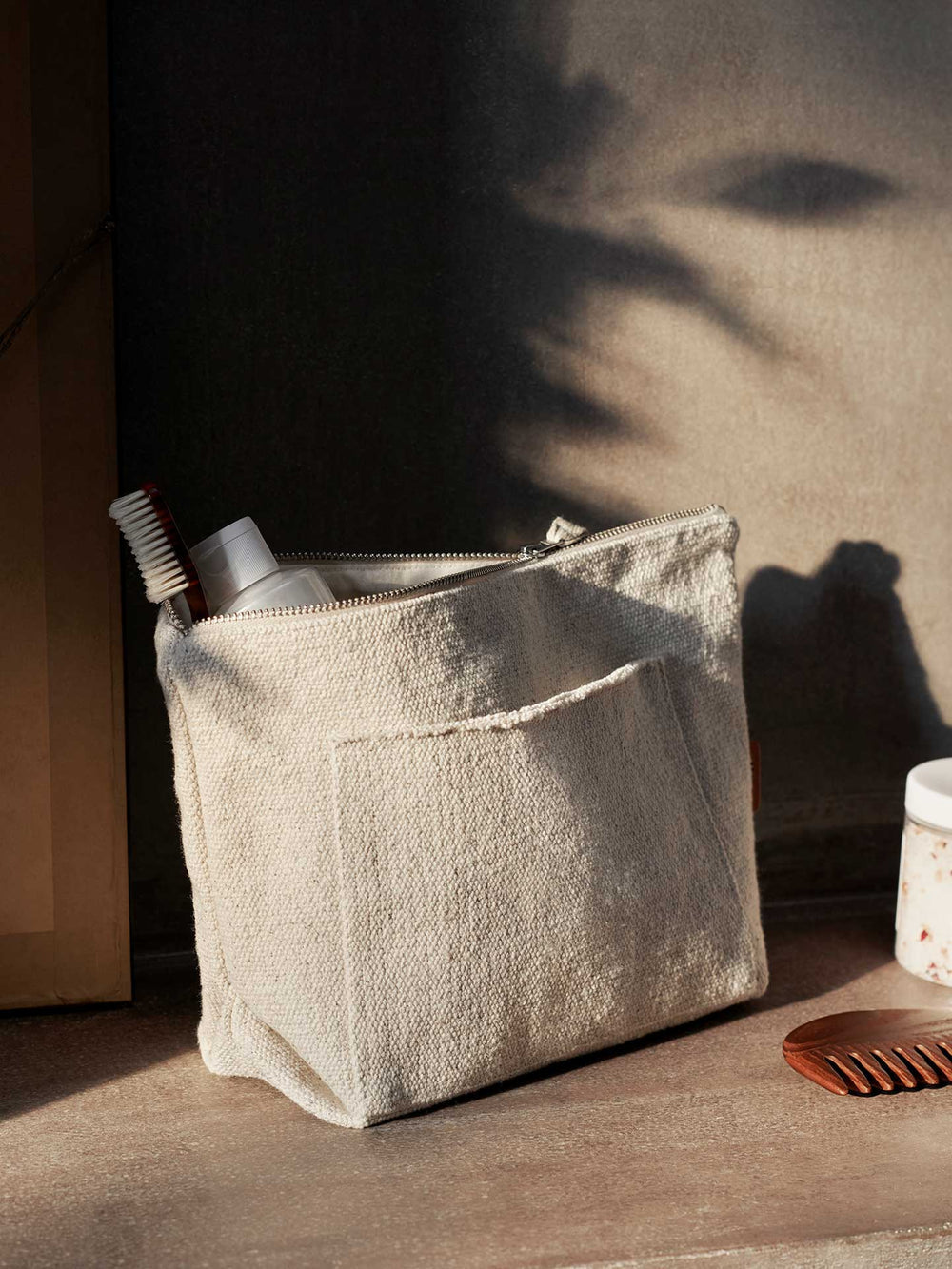 Ferm Living - Pocket Pouch - off white