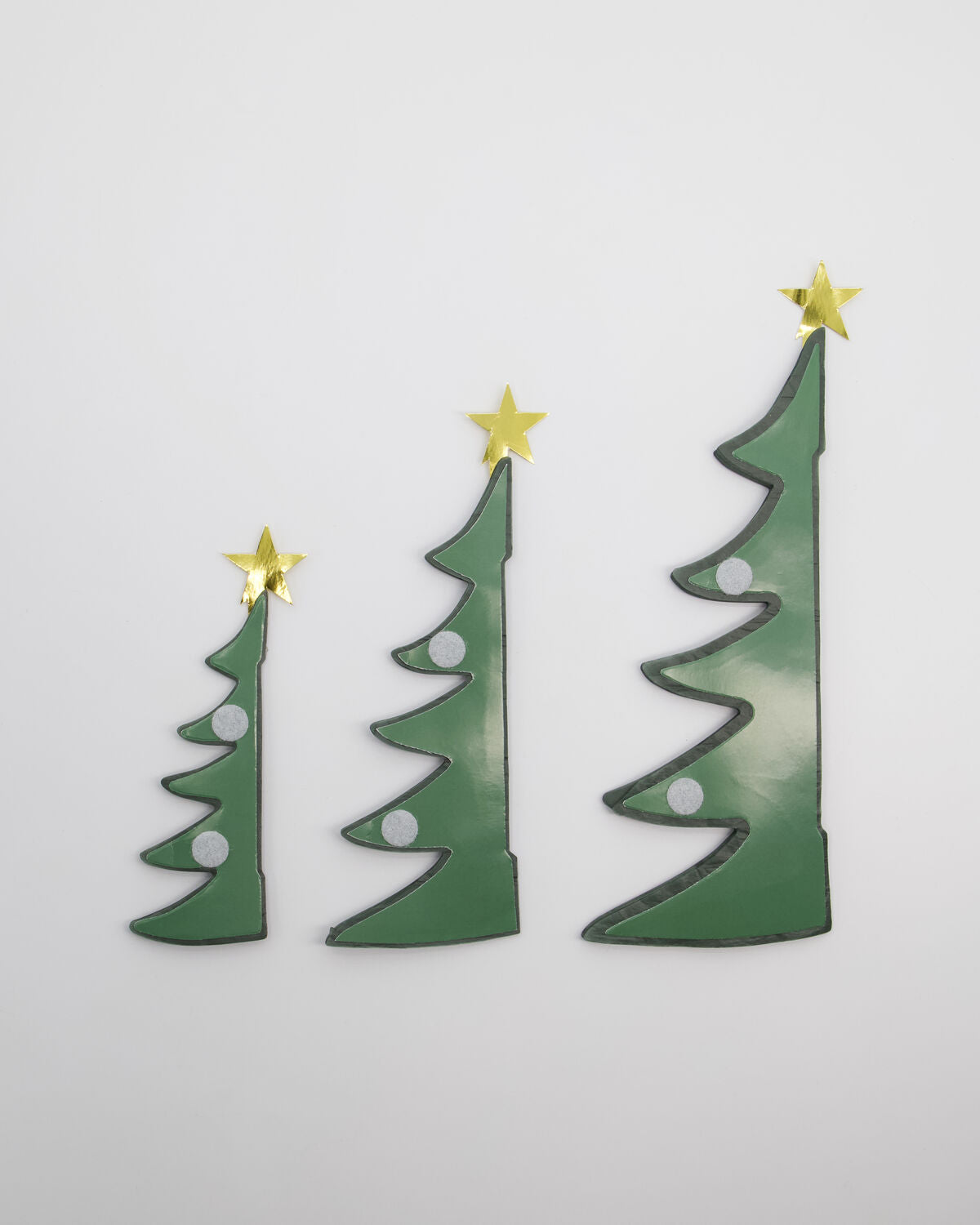 House Doctor HDTree Weihnachtsbäume – Grün, 3er-Set