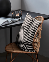 House Doctor - Kissenbezug Azy Schwarz;Off-White