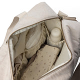 Sebra Wickeltasche mit Wickelunterlage – Morning Beige Melange
