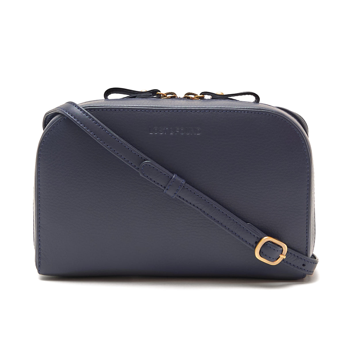 Lost & Found Umhängeportemonnaie Rund Navy