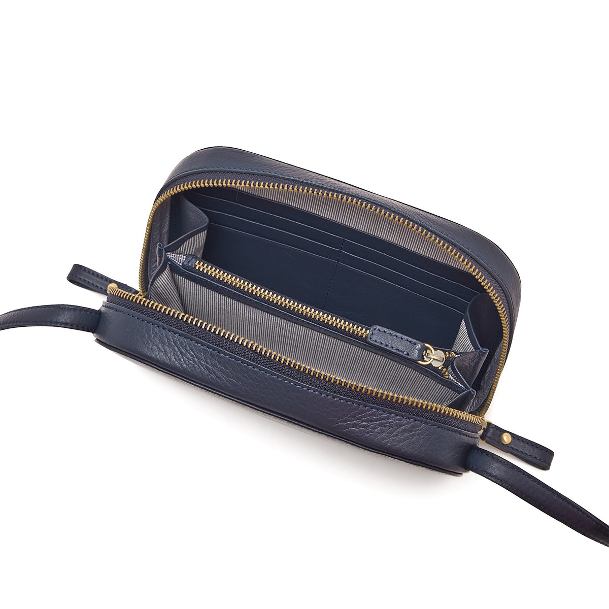 Lost & Found Umhängeportemonnaie Rund Navy