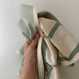 Aspegren Geschirrtuch Pinstripes – Spinach