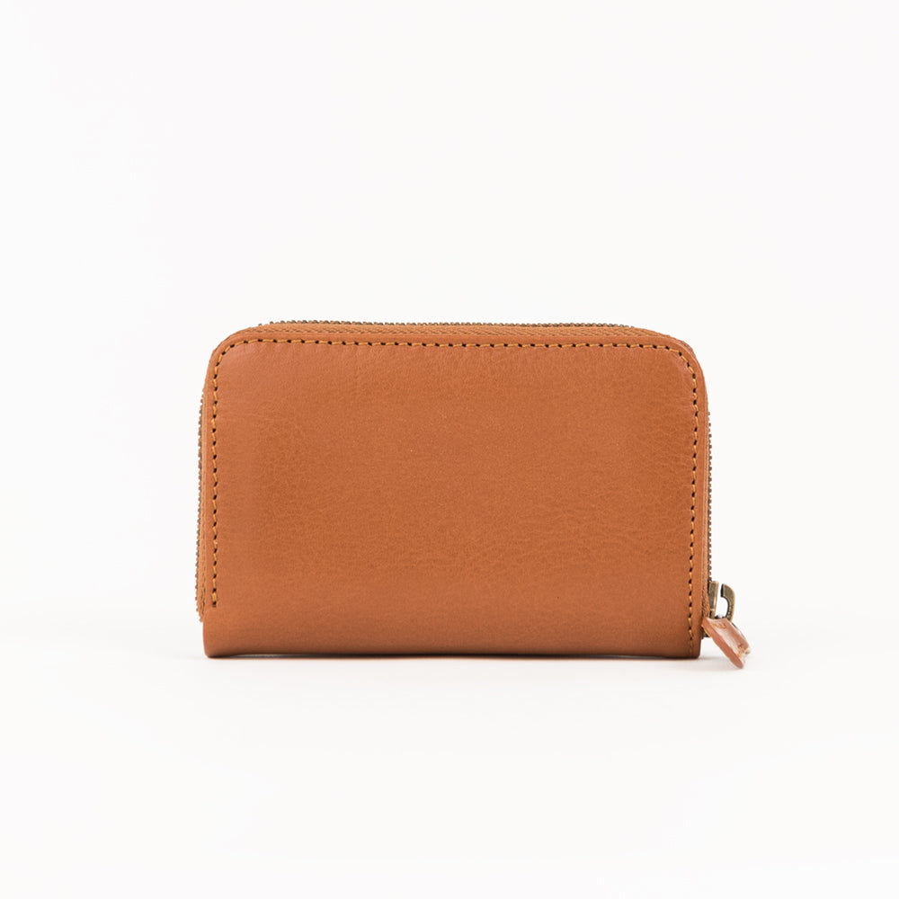 Lost & Found Mini Reissverschluss Portemonnaie Caramel