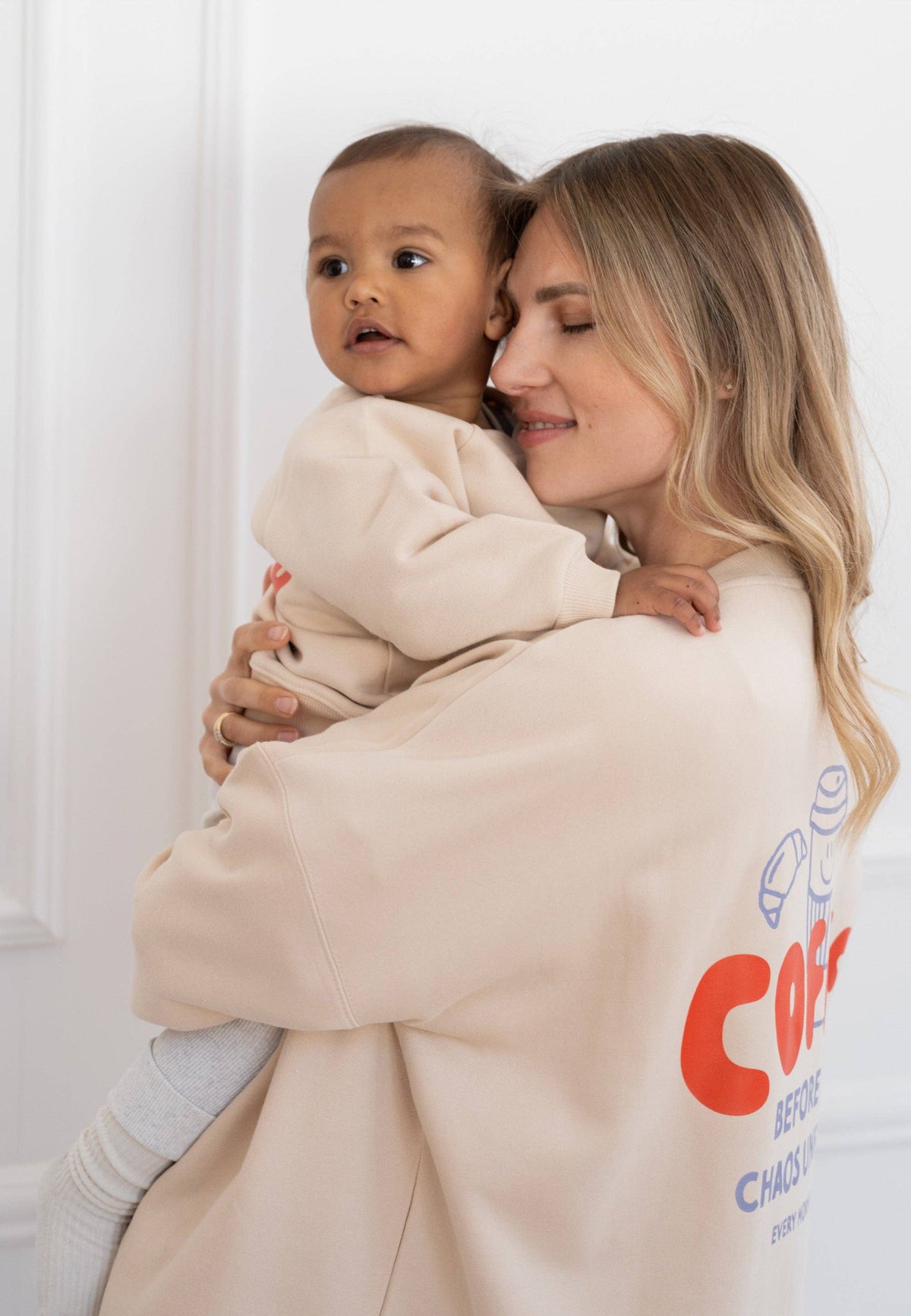 Liliput Cacao before Chaos Sweatshirt beige Mini and Me Edition