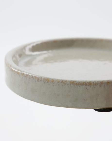 Meraki, Seifenschale "Datura" Shellish grey