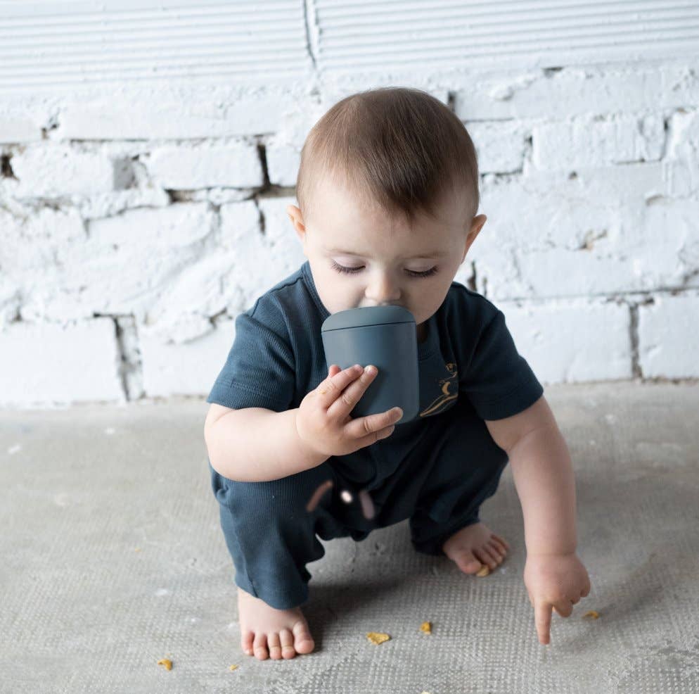 Silikon-Baby-Sippy-Cup - Blue Abyss
