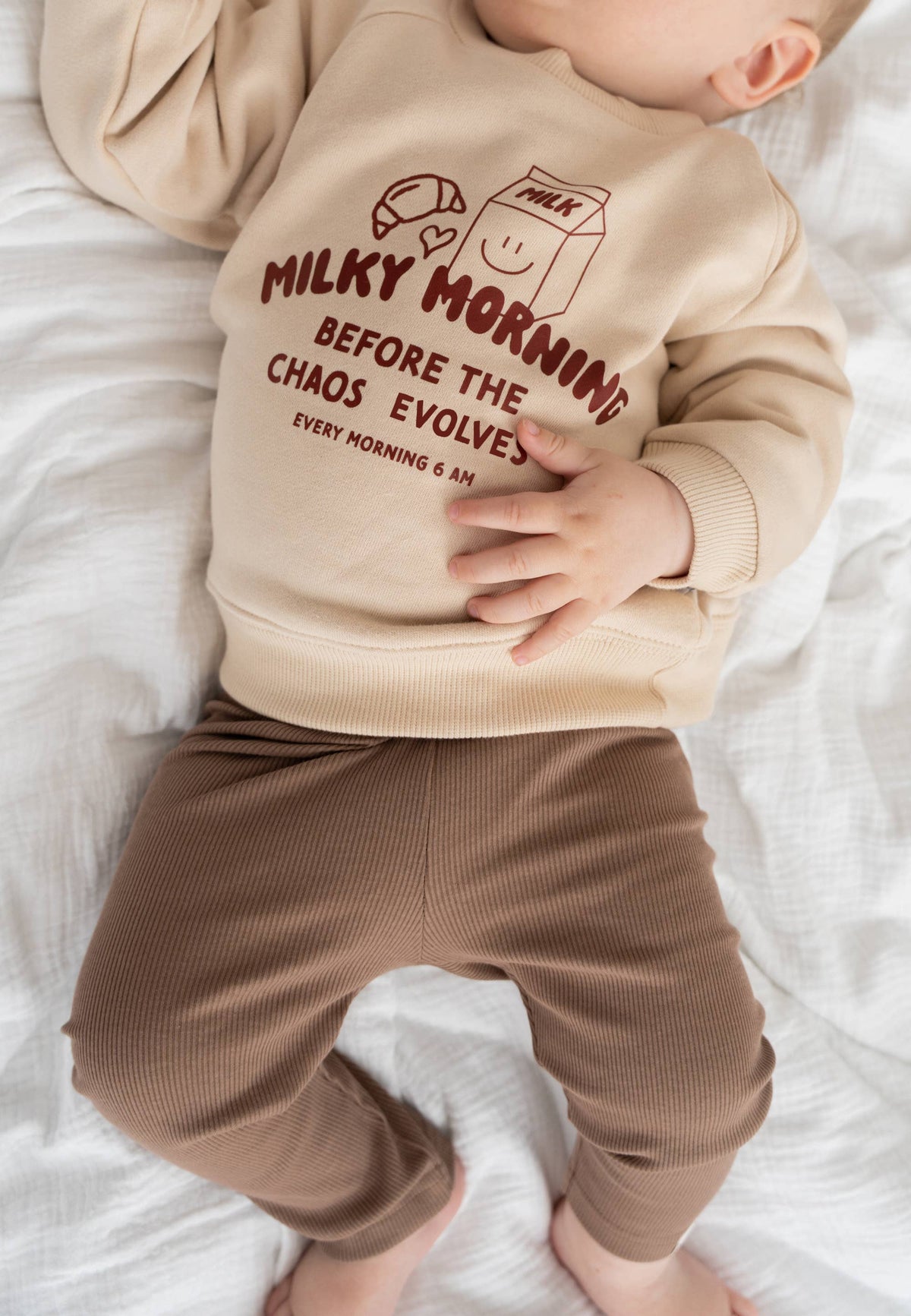 Liliput Milky Morning Sweatshirt beige Mini and Me Edition