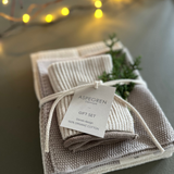 Aspegren Geschenkset Küchentextilien – Birch & Sand