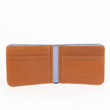 Lost & Found Portemonnaie mit Reissverschlussfach Caramel