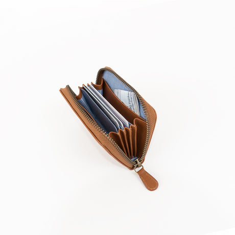 Lost & Found Mini Reissverschluss Portemonnaie Caramel