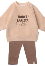 Liliput Set mit Sweatshirt und Leggings "Baby Barista"
