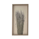 Blumenbilder auf Leinen mit Holzrahmen