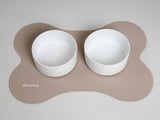 Tischset für Hundenäpfe (Cappuccino)