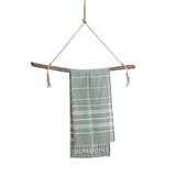 IPANEMA Strandtuch, Hamamtuch mit Geschenkverpackung, Khaki/Grün