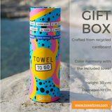 IPANEMA Strandtuch, Hamamtuch mit Geschenkverpackung, Orange
