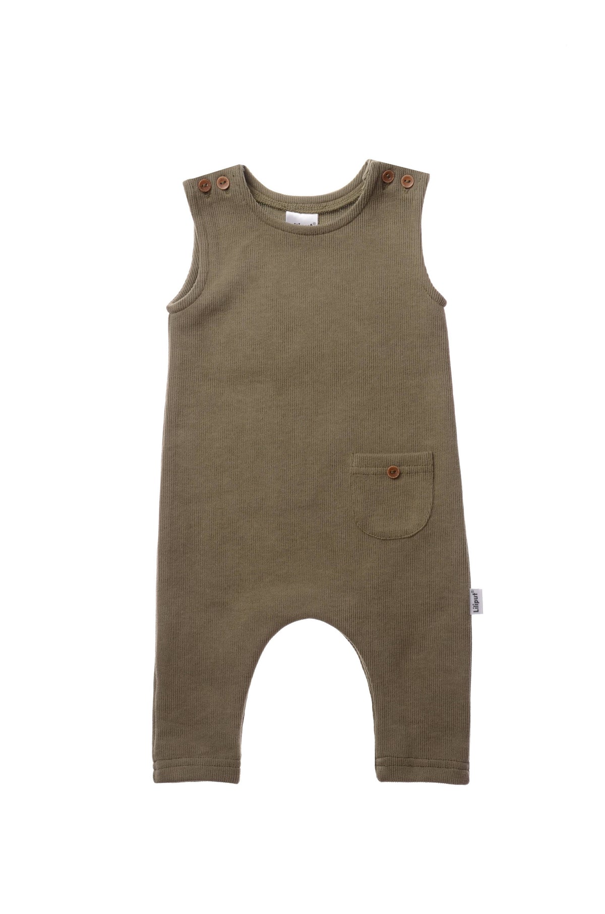 Liliput Rib-Strick-Set in olive, 5-teilig