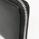 Lost & Found Mittleres Reissverschluss Portemonnaie Black Silver