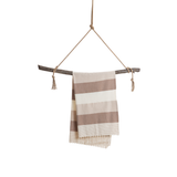 PALERMO Beach Hamamtuch mit Geschenkkarton/ Beige-Braun