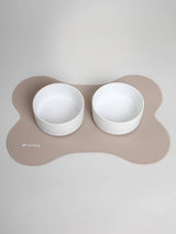 Tischset für Hundenäpfe (Cappuccino)