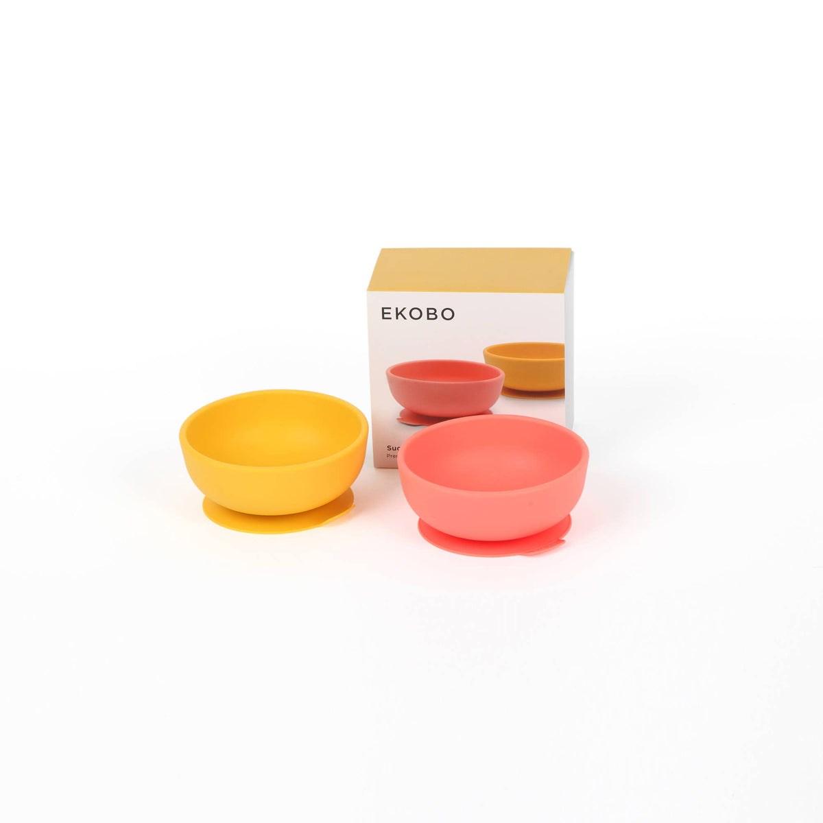 Saugnapf-Set - Koralle/Mimosa
