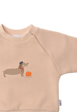 Liliput Sweatshirt in beige mit Print Herbst Dackel