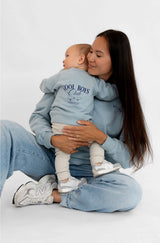 Liliput Oversize Sweatshirt „Cool Boys Club“ Mini & Me – Blau 74/80