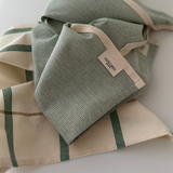 Aspegren Geschirrtuch Pinstripes – Spinach
