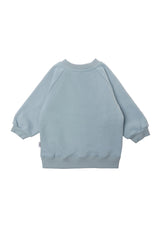 Liliput Baby Outfit Sweatshirt & Leggings – Smiley Hellblau/Schwarz-Weiß 74/80