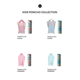 IPANEMA Poncho Strand- und Poolhandtuch für Kinder | Blau mit Geschenkbox
