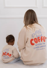 Liliput Cacao before Chaos Sweatshirt beige Mini and Me Edition