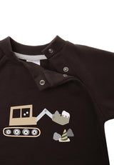 Liliput Baby Outfit Sweatshirt & Leggings – Bagger Braun/Oliv 62/68