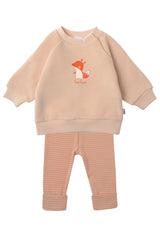 Liliput Baby Outfit Sweatshirt & Leggings – Fuchs Beige/Orange 86/92